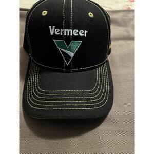 Vermeer Borestore Black and Yellow Hat Strap Back